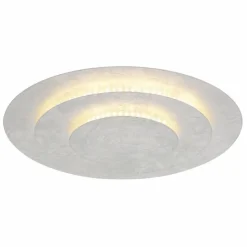 Luminaires Globo Lighting Heda Plafonnier LED Argenté, 1 lumière* Éclairage Led