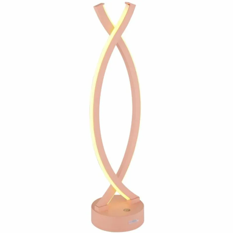 Luminaires Globo Lighting Hela Lampe à poser LED Rose, 1 lumière* Éclairage Led