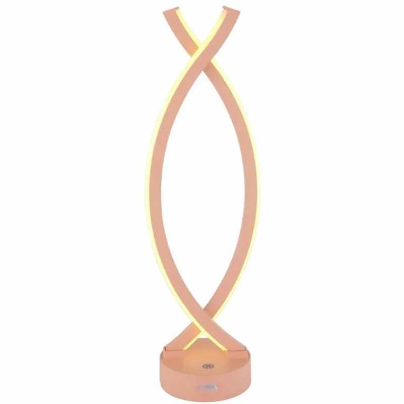 Luminaires Globo Lighting Hela Lampe à poser LED Rose, 1 lumière* Éclairage Led