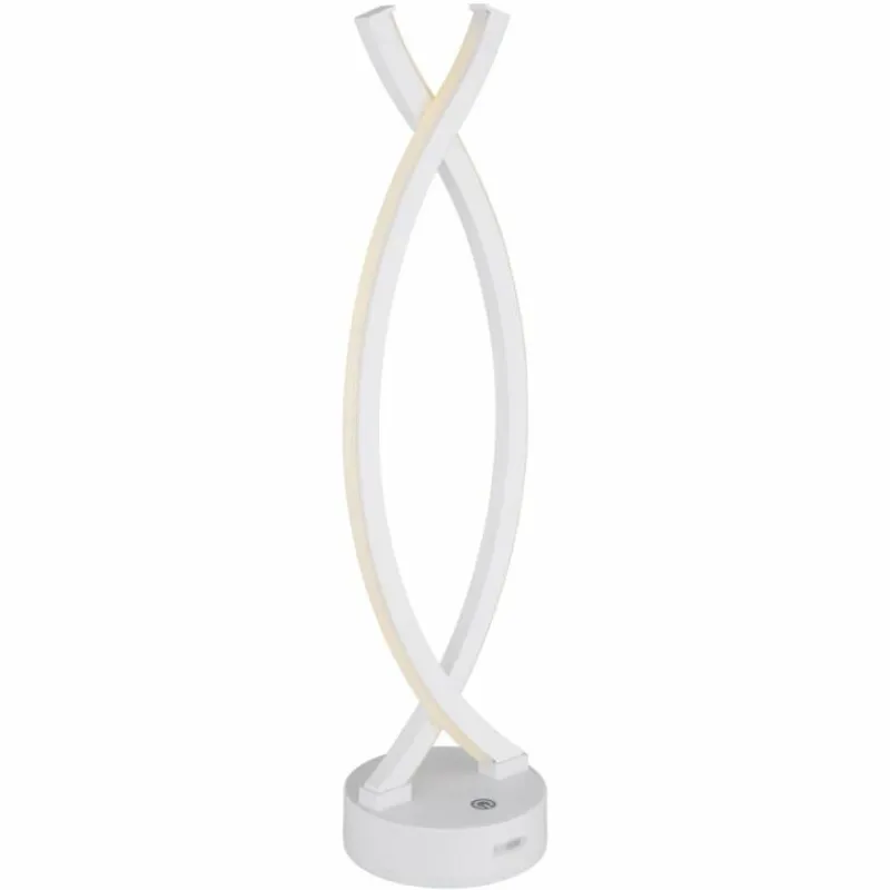 Luminaires Globo Lighting Hela Lampe à poser LED Blanc, 1 lumière* Éclairage Led