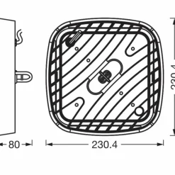 Luminaires Ledvance HIGHBAY Applique murale / Plafonnier LED Noir, 1 lumière* Éclairage Led