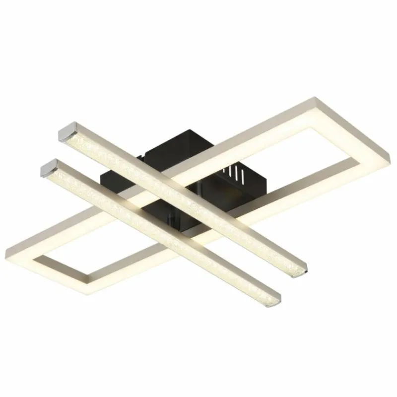 Luminaires Globo Lighting Highway Plafonnier LED Noir, 1 lumière* Éclairage Led