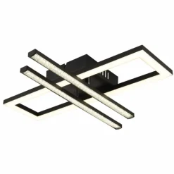 Luminaires Globo Lighting Highway Plafonnier LED Noir, 1 lumière* Éclairage Led