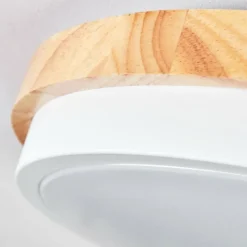 Luminaires Scandinaves-hofstein Hiral Plafonnier, Panel LED Écru, Blanc, 1 lumière