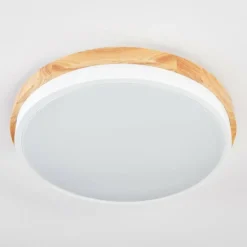 Luminaires Scandinaves-hofstein Hiral Plafonnier, Panel LED Écru, Blanc, 1 lumière