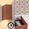 hofstein Hoods Lampe murale d´extérieur, Luminaire Up & Down, Applique murale LED Rouille, 1 lumière