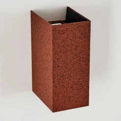 hofstein Hoods Lampe murale d´extérieur, Luminaire Up & Down, Applique murale LED Rouille, 1 lumière