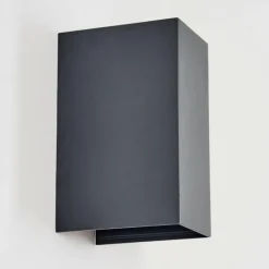 hofstein Hoods Lampe murale d´extérieur, Luminaire Up & Down, Applique murale LED Anthracite, 1 lumière