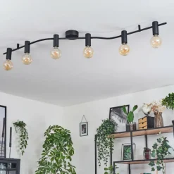 hofstein Hukamaa Plafonnier Noir, 6 lumières