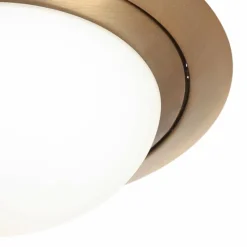Luminaires Steinhauer Ikaro Plafonnier LED Bronze, 1 lumière