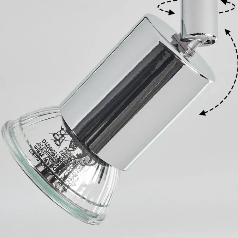 hofstein Ilaro Plafonnier, Spot de plafond Chrome, 2 lumières* Spots Et Projecteurs