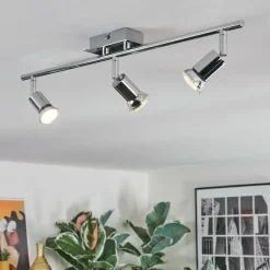 hofstein Ilaro Plafonnier, Spot de plafond Chrome, 3 lumières* Spots Et Projecteurs