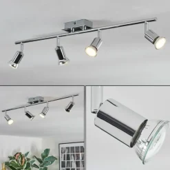 hofstein Ilaro Plafonnier, Spot de plafond Chrome, 4 lumières* Spots Et Projecteurs