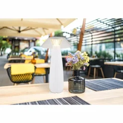 Luminaires Globo Lighting Illumi Lampe à poser LED Blanc, 1 lumière* Lampes À Poser