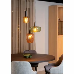 Luminaires Lucide ILONA Suspension Noir, 3 lumières