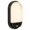 Luminaires Lucide IR Lampe murale d´extérieur LED Noir, 1 lumière, Détecteur de mouvement