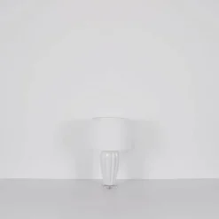 Lampes En Tissu-Luminaires Globo Lighting Irina Lampe à poser Transparent, Blanc, 1 lumière