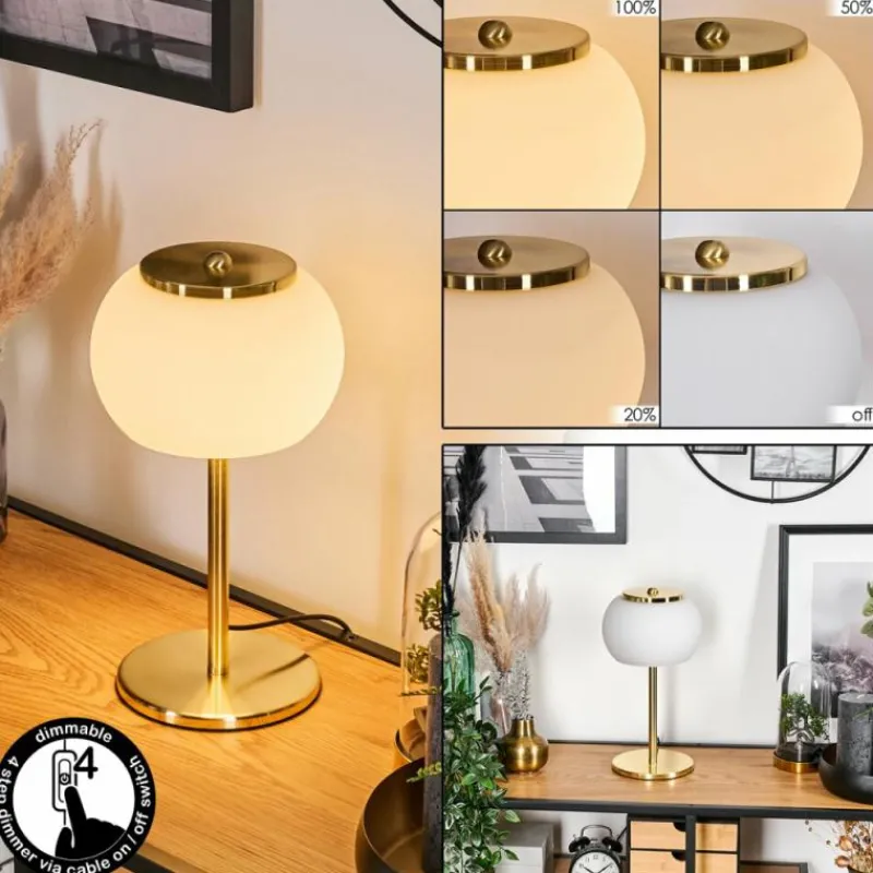 hofstein Izenave Lampe à poser, Liseuse Or, 1 lumière