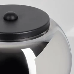 Suspension Verre Fumé-Lampe Izenave à poser, Liseuse LED Noir, 1 lumière