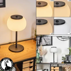 hofstein Izenave Lampe à poser, Liseuse Noir, 1 lumière