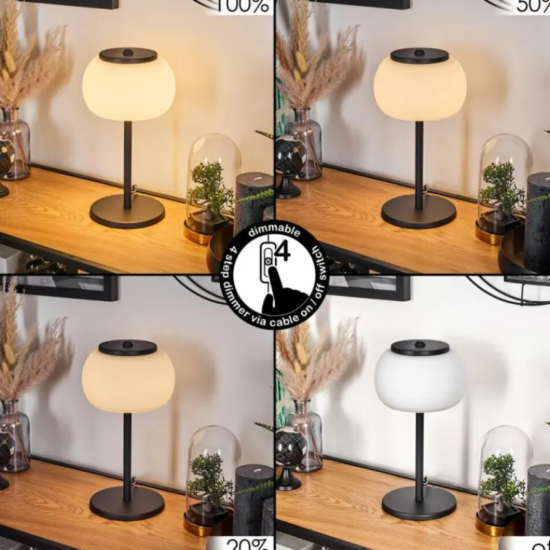 hofstein Izenave Lampe à poser, Liseuse Noir, 1 lumière