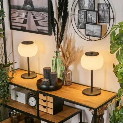 hofstein Izenave Lampe à poser, Liseuse Noir, 1 lumière