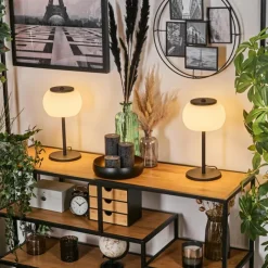 hofstein Izenave Lampe à poser, Liseuse Noir, 1 lumière