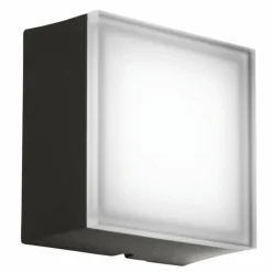 Luminaires LCD Jachenau Plafonnier, Applique murale LED Anthracite, 1 lumière