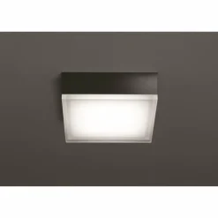Luminaires LCD Jachenau Plafonnier, Applique murale LED Anthracite, 1 lumière