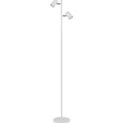 Luminaires Globo Lighting James Lampadaire Blanc, 2 lumières* Lampadaires Et Lampes Sur Pied