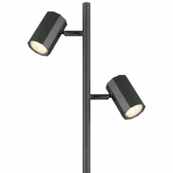Luminaires Globo Lighting James Lampadaire Gris, 2 lumières* Lampadaires Et Lampes Sur Pied