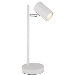 Luminaires Globo Lighting James Lampe à poser Blanc, 1 lumière* Lampes À Poser