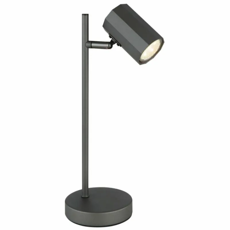 Luminaires Globo Lighting James Lampe à poser Gris, 1 lumière* Lampes À Poser