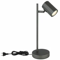 Luminaires Globo Lighting James Lampe à poser Gris, 1 lumière* Lampes À Poser