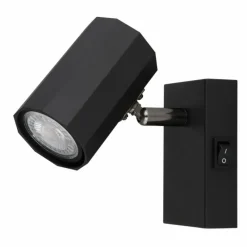 Luminaires Globo Lighting James Plafonnier, Spot de plafond, Applique murale, Spot mural Noir, 1 lumière* Spots Et Projecteurs