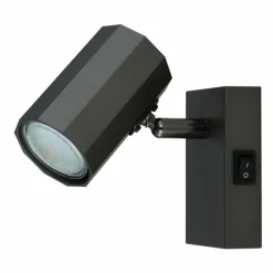 Luminaires Globo Lighting James Plafonnier, Spot de plafond, Applique murale, Spot mural Gris, 1 lumière* Spots Et Projecteurs