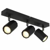Luminaires Globo Lighting James Plafonnier, Spot de plafond, Applique murale, Spot mural Noir, 3 lumières* Spots Et Projecteurs