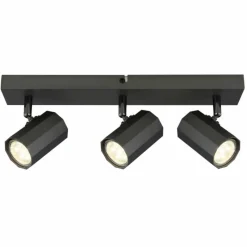 Luminaires Globo Lighting James Plafonnier, Spot de plafond, Applique murale, Spot mural Gris, 3 lumières* Spots Et Projecteurs