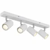 Luminaires Globo Lighting James Plafonnier, Spot de plafond, Applique murale, Spot mural Blanc, 4 lumières* Spots Et Projecteurs