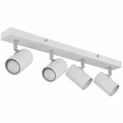 Luminaires Globo Lighting James Plafonnier, Spot de plafond, Applique murale, Spot mural Blanc, 4 lumières* Spots Et Projecteurs