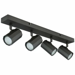 Luminaires Globo Lighting James Plafonnier, Spot de plafond, Applique murale, Spot mural Gris, 4 lumières* Spots Et Projecteurs