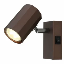 Luminaires Globo Lighting James Plafonnier, Spot de plafond, Applique murale, Spot mural Bronze, 1 lumière* Spots Et Projecteurs