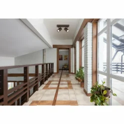 Luminaires Globo Lighting James Plafonnier, Spot de plafond, Applique murale, Spot mural Bronze, 2 lumières* Spots Et Projecteurs