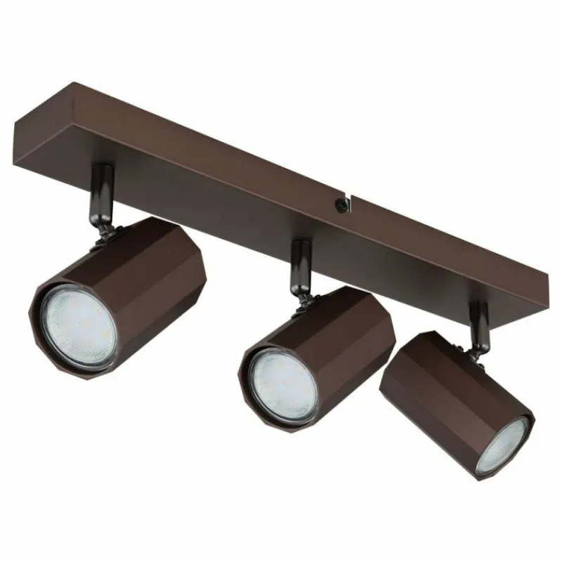 Luminaires Globo Lighting James Plafonnier, Spot de plafond, Applique murale, Spot mural Bronze, 3 lumières* Spots Et Projecteurs