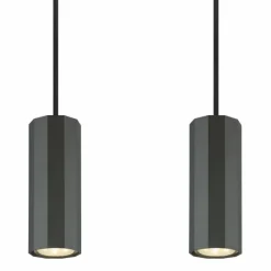 Luminaires Globo Lighting James Suspension Gris, 4 lumières* Suspensions