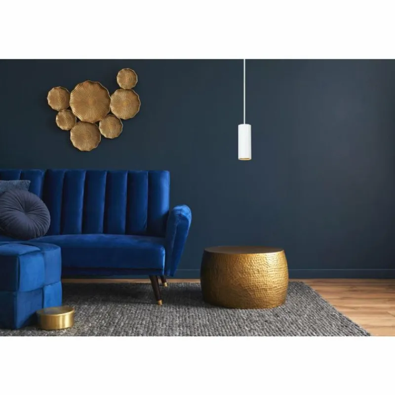 Luminaires Globo Lighting James Suspension Blanc, 1 lumière* Suspensions