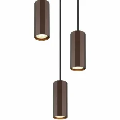 Luminaires Globo Lighting James Suspension Bronze, 3 lumières* Suspensions
