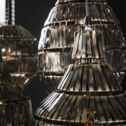 hofstein Jamprestes Suspension Brun, Noir, 5 lumières* Suspensions