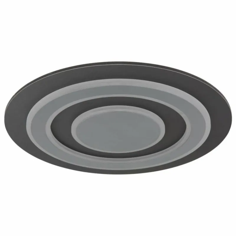 Luminaires Globo Lighting Jayden Plafonnier LED Anthracite, 1 lumière* Éclairage Led