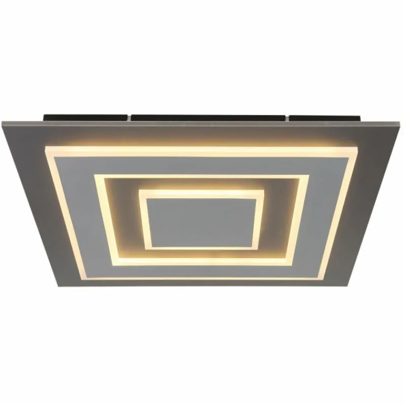 Luminaires Globo Lighting Jayden Plafonnier LED Anthracite, 1 lumière* Éclairage Led